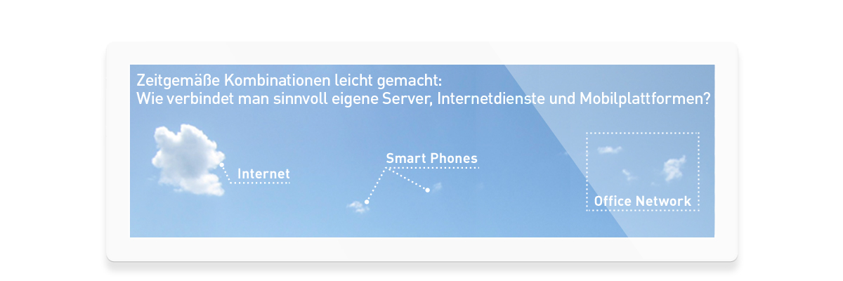 Eigene Server, Internetdienste und Mobilplattformen sinnvoll verbinden