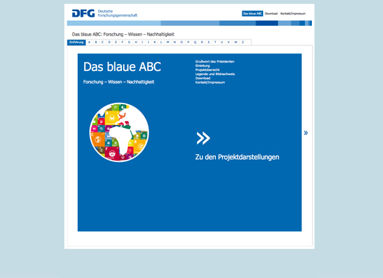 DFG - Das blaue ABC